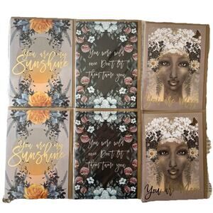 Lot of 6 Papaya Greeting Cards Sunshine Magic Wild Goddess Beautiful Heart Blank